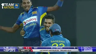 Sri Lanka beat England by 219 runs - 5th ODI Highlights