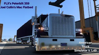 American Truck Simulator - Guard Rails From Las Cruces To Albuquerque With The 359 Peterbilt