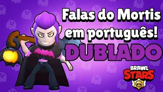 Falas do Mortis traduzidas em português (DUBLADO) | Brawl Stars