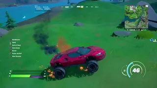 Fortnite Ferrari New partical glitch