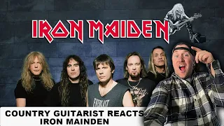 Country Guitarist Reacts to Metal Legends, Iron Maiden, "The Trooper" (LIVE)