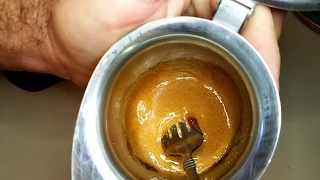 How to make Authentic Cuban Coffee Recipe Espresso /Receta café cubano auténtico cafetera eléctrica