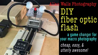 DIY Fiber Optic Flash - for macro photography