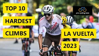 Top 10 Hardest Climbs of La Vuelta 2023