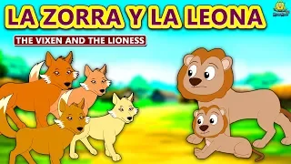 La zorra Y La Leona | Cuentos de dormir para niños | Historias Españolas Para Niños | Koo Koo TV