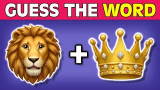 Can You Guess the WORD By The Emojis? 🤔 | Emoji Quiz