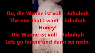 Dieter Hallervorden und Helga Feddersen   - Du, die Wanne ist voll (Lyrics)