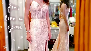 PROM DRESS ALTERATIONS * The Gift of Confidence * (take-in w/ zipper & godet)