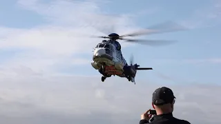 Landhelgigæslan Íslands Airbus H225 reg. TF-GRO at airshow “Allt sem flygur 2021” in Hella