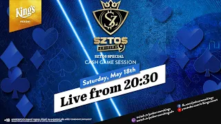 💸 Special Ca$h King$ $ZTO$ Edition 5-Card PLO Cash Game live aus dem King's👑  🎙️ Hachi