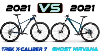 TREK X-Caliber 7 vs Ghost NIRVANA: Which One Should You Buy? (Which is the BEST OPTION for You?)