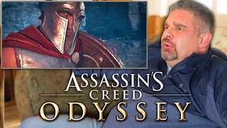 Dad Reacts to 300 Spartans Intro - Assassin's Creed Odyssey (Battle of Thermopylae)