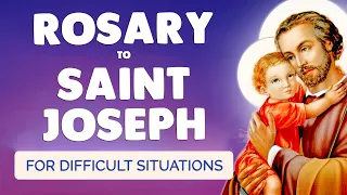 🙏 ROSARY with SAINT JOSEPH | PRAYER for DIFFICULT SITUATIONS