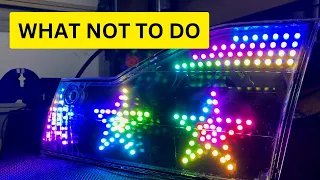 HOW TO build addressable through hole led tail lights