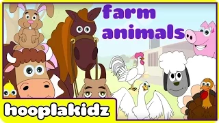 Preschool Activity | Learn About Farm Animals |  HooplaKidz