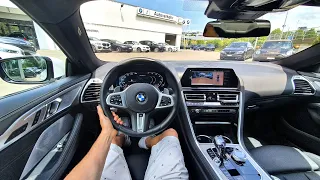 BMW 8 Series M850i Coupe xDrive 2022 Test Drive POV | 4K