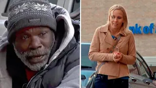 Woman gave food to a homeless person, not knowing who he really was... The whole WORLD knows him