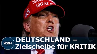 TROTZ DEUTSCHER VORFAHREN: Donald Trump hat kaum positive Worte für Deutschland