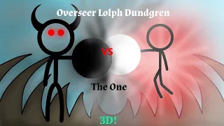 Overseer Lolph Dundgren vs The One but it's 3D