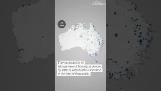 Map of massacres of Aboriginal people in Australia 1794-1928