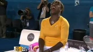 Hit for Haiti funniest moment with Serena Williams
