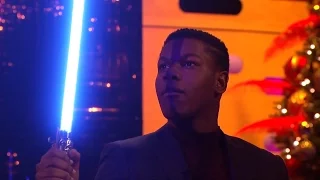 The Graham Norton Show HD - John Boyega and his lightsaber skills!