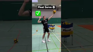 Volleyball Float Serve 🏐✅ #volleyball