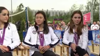 2012 US women's gymnastics team on Today Show | London 2012