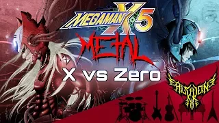 Megaman X5 - X vs Zero 【Intense Symphonic Metal Cover】