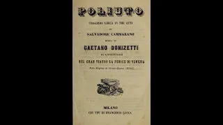 Donizetti: Poliuto - Lasciami in pace morire - Renato Bruson; Nicola Martinucci; Elizabeth Connell