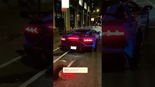 Aventador SVJ Roadster With Gintani Exhaust Blowing Out Ear Drums 🦻🦻🦻🦻