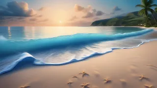 Tropical Ocean Waves | Ambience - 3 Hour Ambience for Relaxation