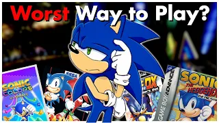 What's The WORST Way To Play EVERY Sonic Game?
