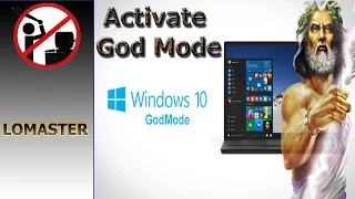 Activate God Mode in Windows 10 режим бога windows 10