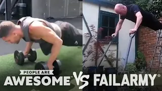 People Are Awesome vs. FailArmy | Weightlifting, Pool Trickshots & More!