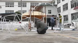 6m dome installation video