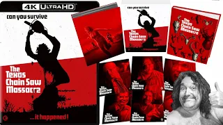 Second Sight's The Texas Chainsaw Massacre 4K UHD Limited Edition Box Set unboxing