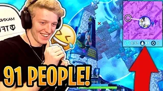 Tfue WINS with 91 Players Left in the FINAL Storm Circles! (WORLD RECORD) - Fortnite Funny Moments