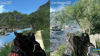 Crysis Remastered 2020 vs Original | 2007 Low Graphics Comparison