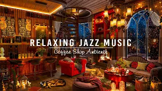 Jazz Relaxing Music & Cozy Coffee Shop Ambience for Working, Studying ☕ Soft Jazz Instrumental Music