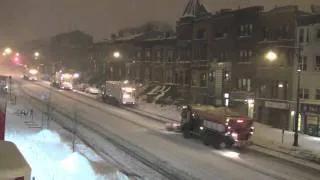 Early Snow Plows in Brooklyn, 2:32 a.m., 1/12/11