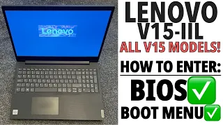 Lenovo V15-IIL - How To Enter Bios (UEFI) Settings & Boot Menu Option