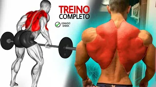 7 Exercícios Treino de Costas Utilizando apenas uma barra