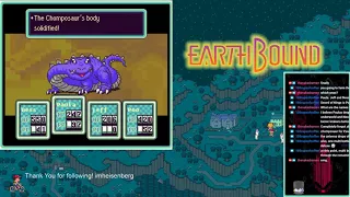 Let's Play: Earthbound - I gave up after this glitch happened.. (Force Reset).