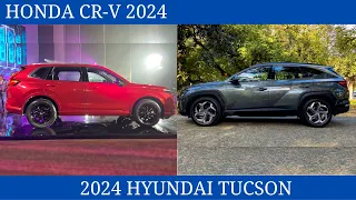 The New Honda CR-V 2024 Vs. Hyundai Tucson Comparison: Spec Sheet Battle