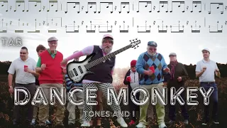 TONES AND I - DANCEMONKEY Bass Cover TABS