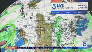 Rain returns to the Southern California forecast