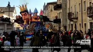 'FACETTA NERA' SUONATA DOPO IL CARNEVALE: BUFERA SULLA BANDA CITTADINA | 25/02/2023