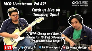 CK Music MCO Livestream Vol 42: Blackstar ID:TVP, Silverline: Programmable Amps!