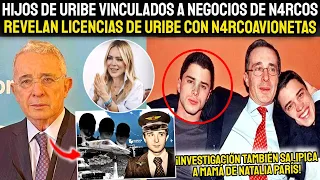 ¡HIJOS DE URIBE VINCULADOS CON N4.RC0S! REVELAN MÁS LICENCIAS DE URIBE A N4RCOAVIONETAS.